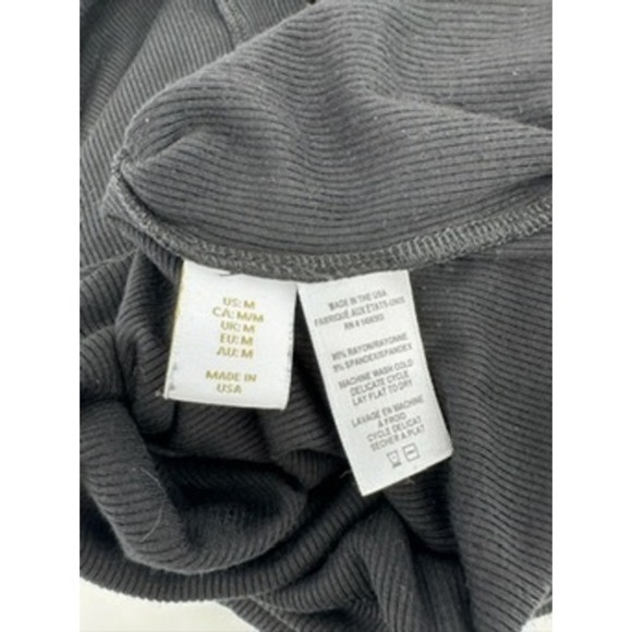 House Of Harlow 1960 Black Ribbed Knit Sleeveless Midi‎ Dress - Comfortable - Picture 4 of 8